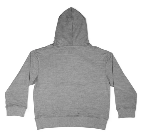 shaker hoodie || greyish blacl