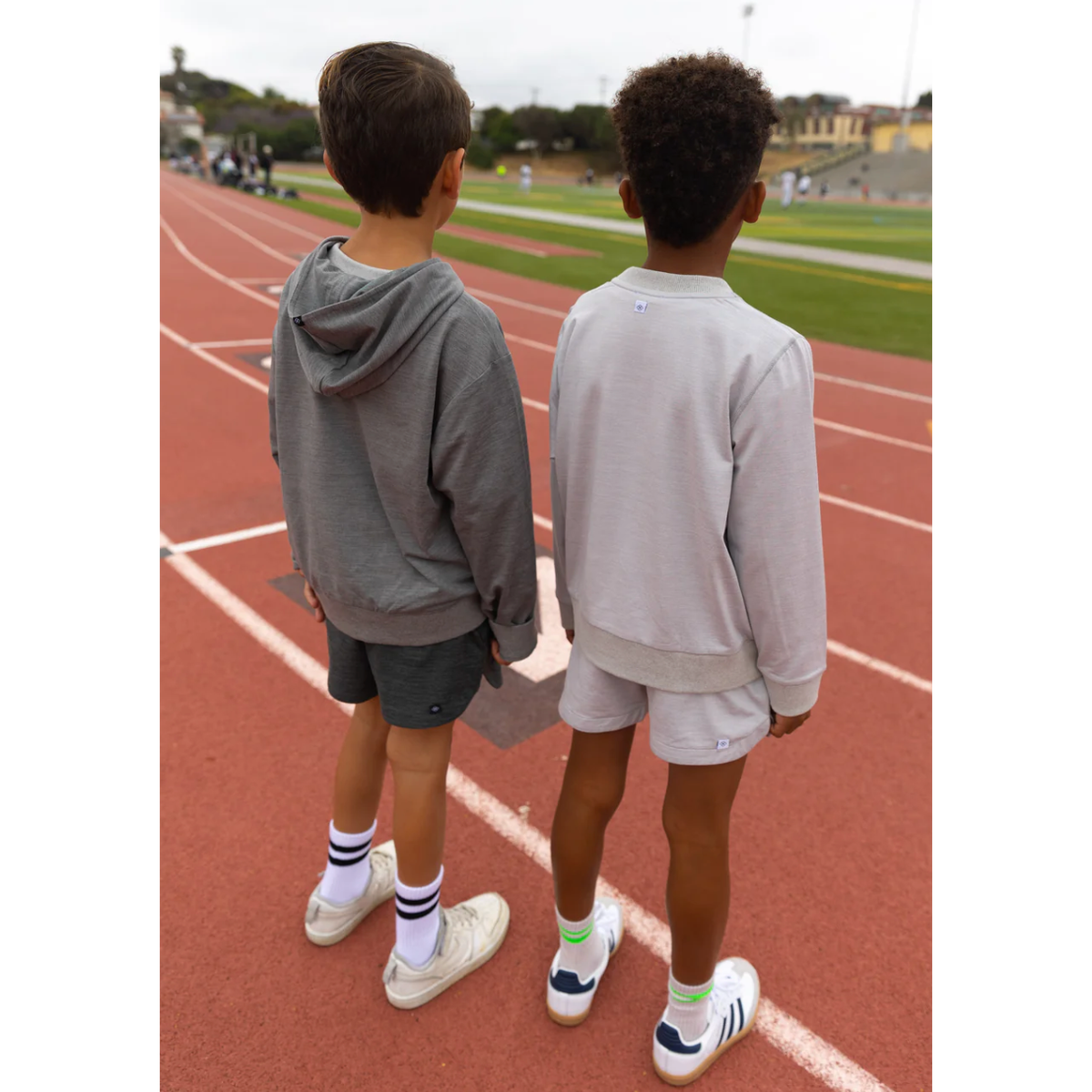 shaker hoodie || greyish black