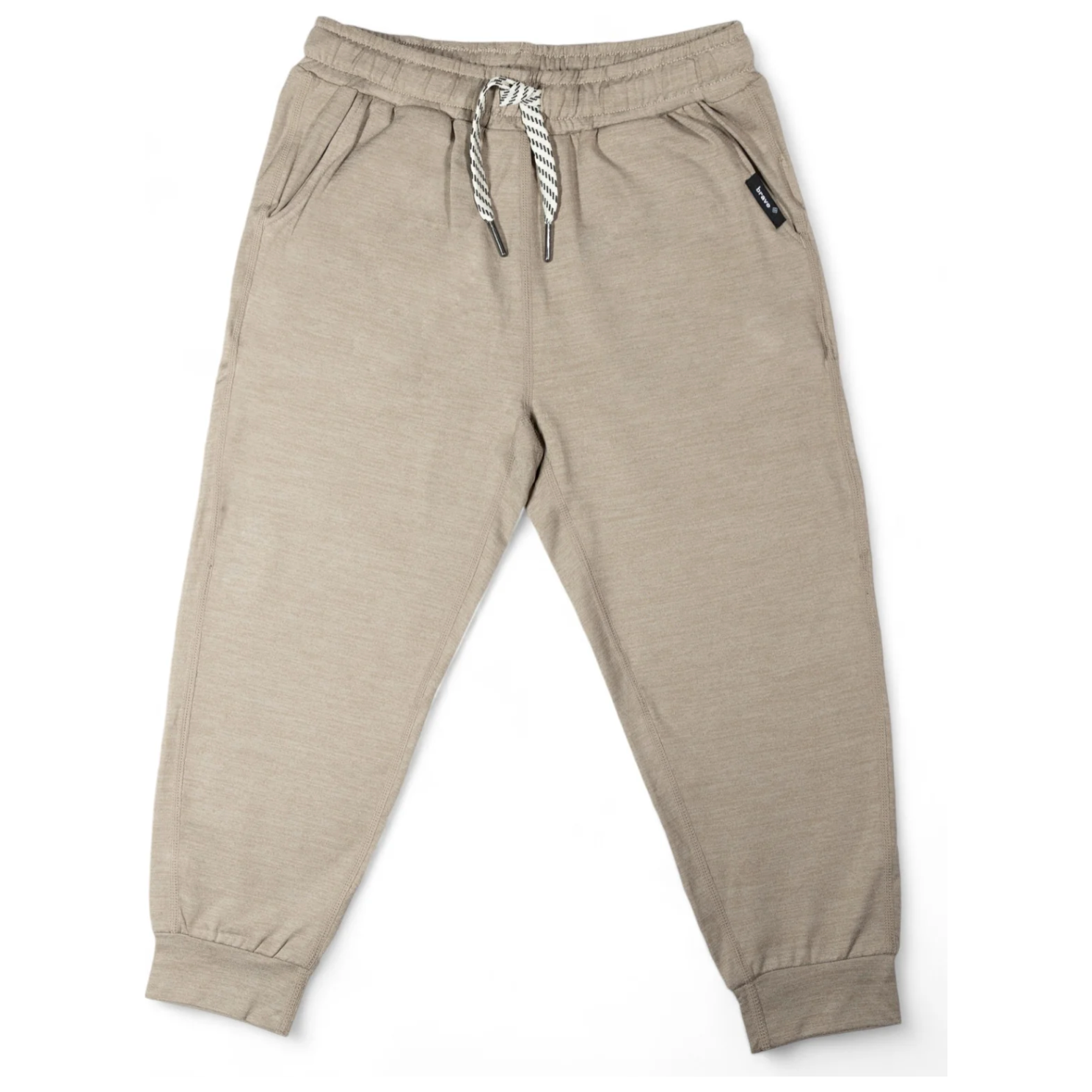 shaker track pants || taupe