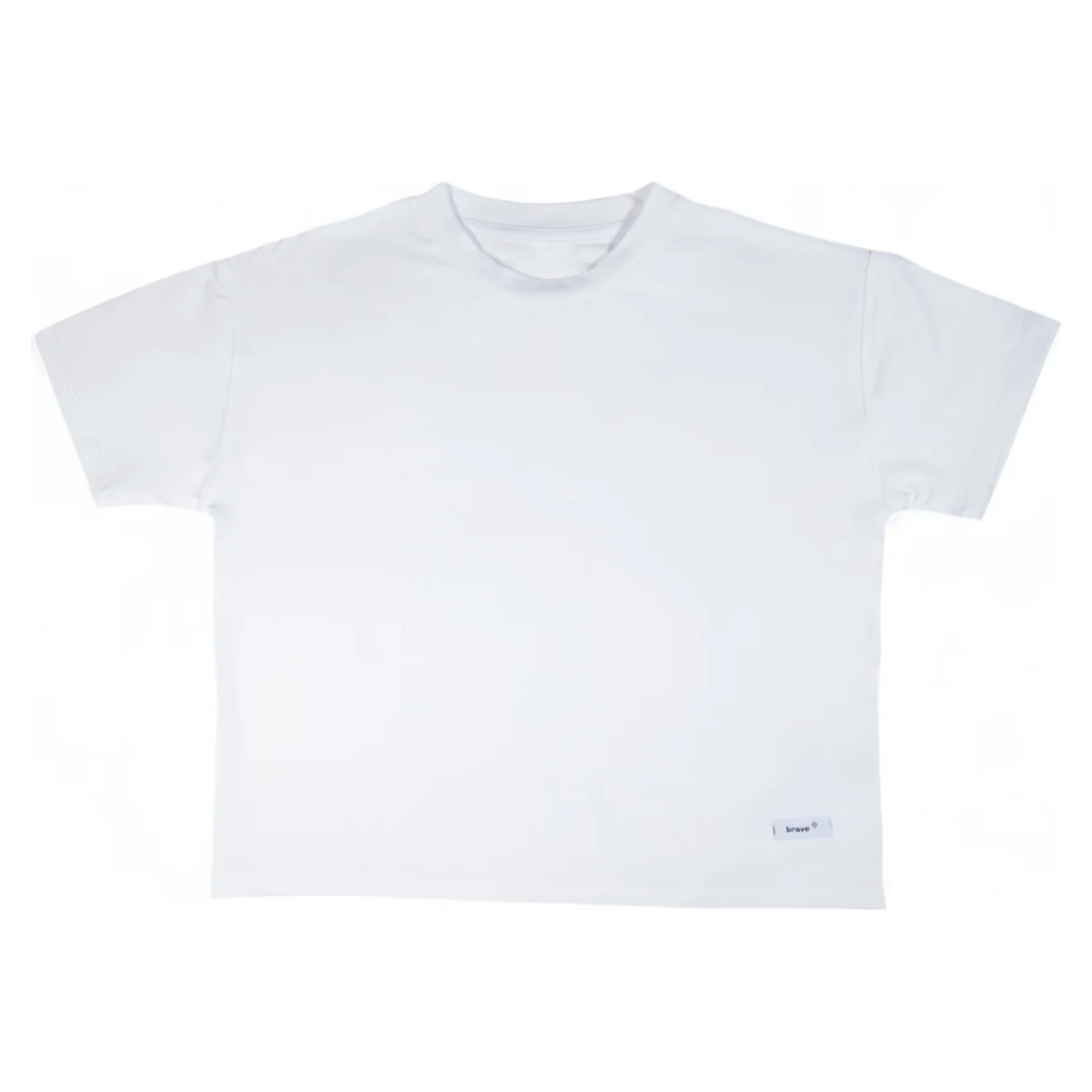 short sleeve shaker tee || white