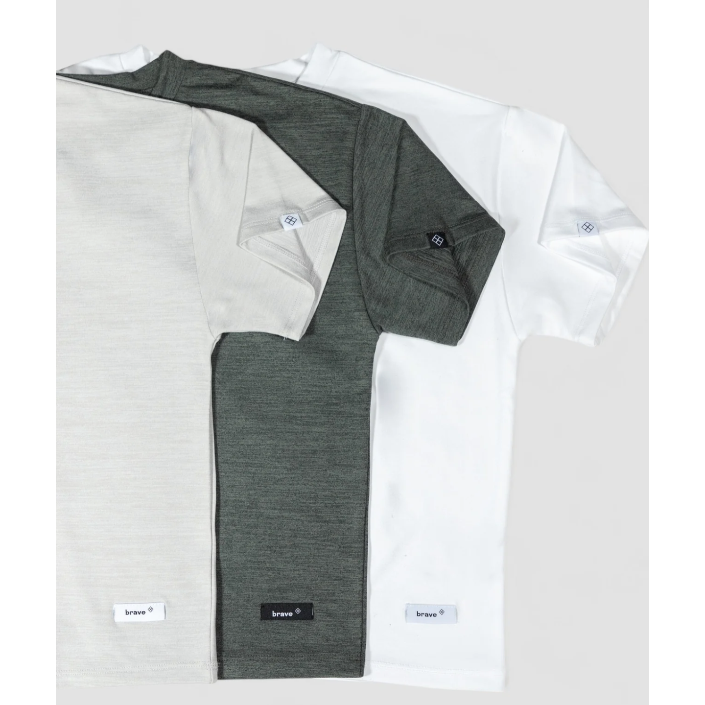 short sleeve shaker tee || greyish black