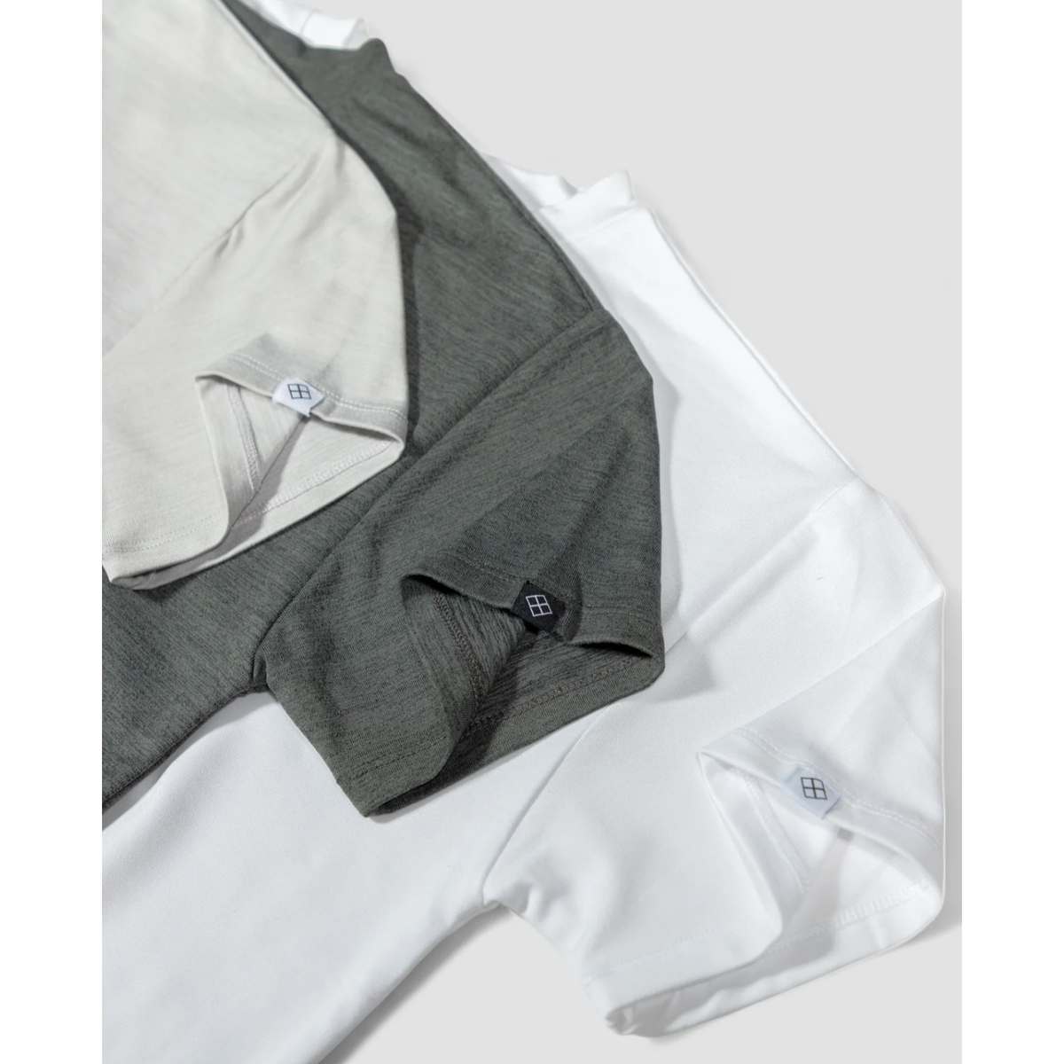 short sleeve shaker tee || white