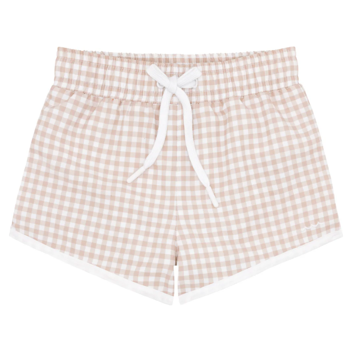 boys brown gingham boardie