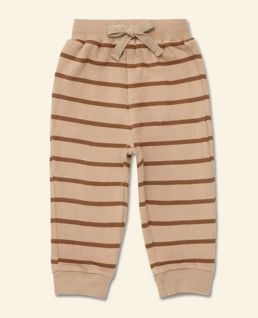 baby sweatpant | clay stripe