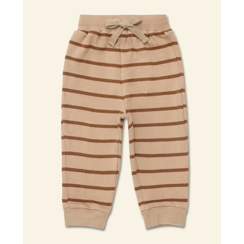 baby sweatpant | clay stripe