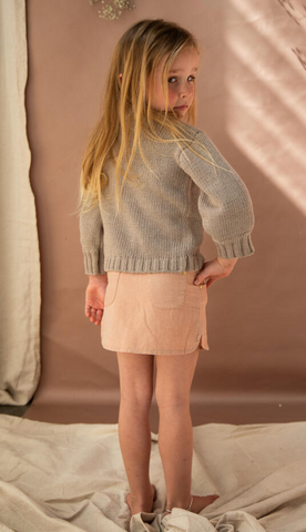 odette jumper | brown sugar