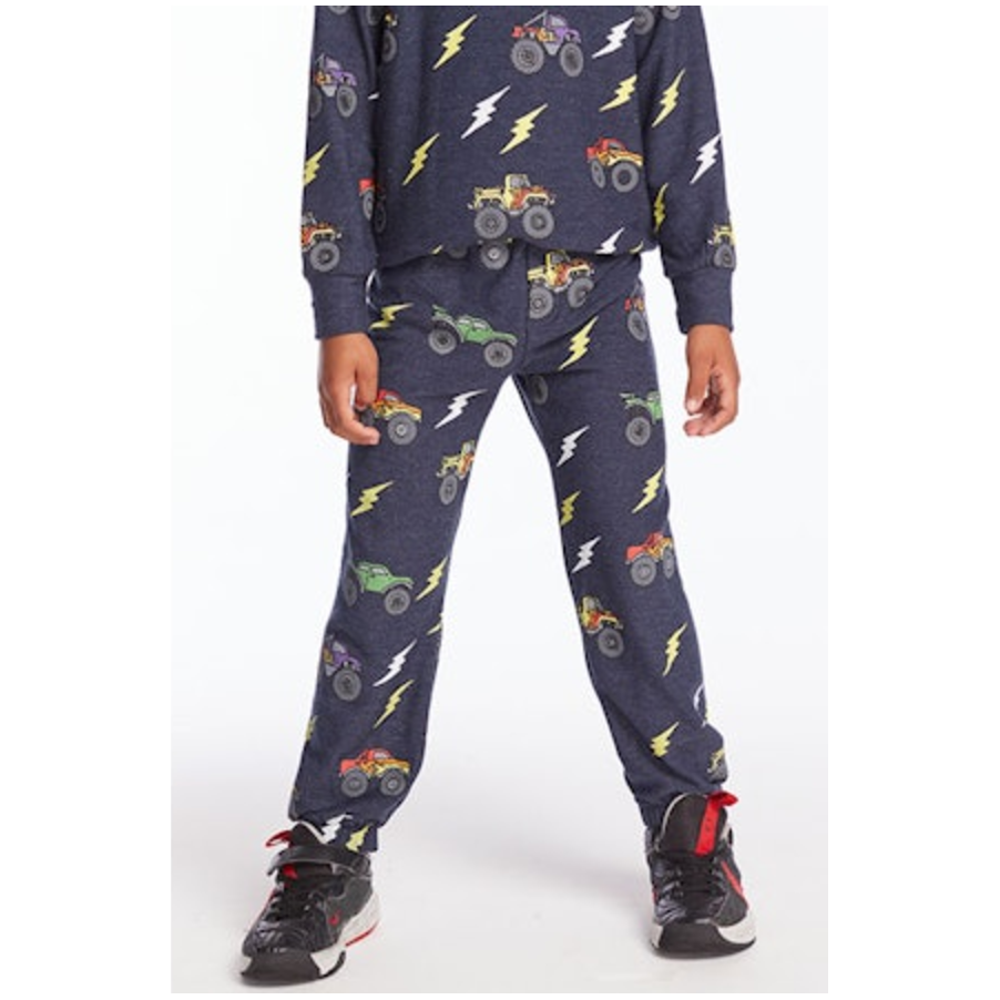 monster truck rally boys lounge pants