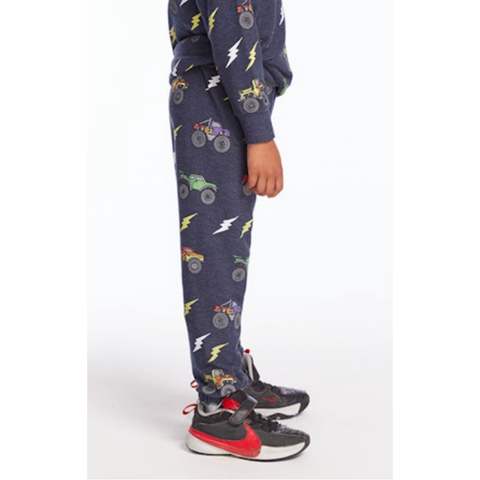 monster truck rally boys lounge pants