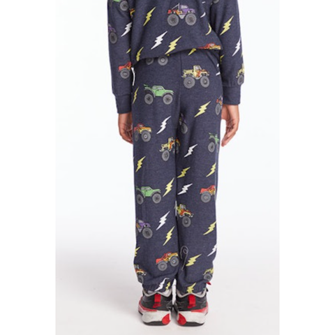 monster truck rally boys lounge pants