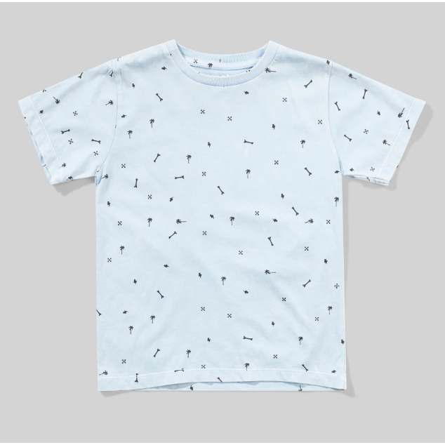 confetti tee | mineral blue