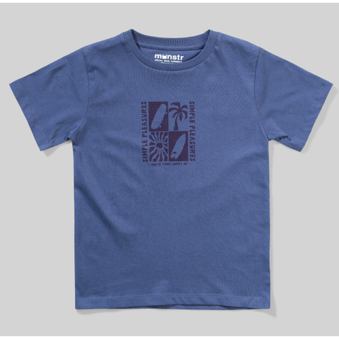 simple stuff tee | dark denim