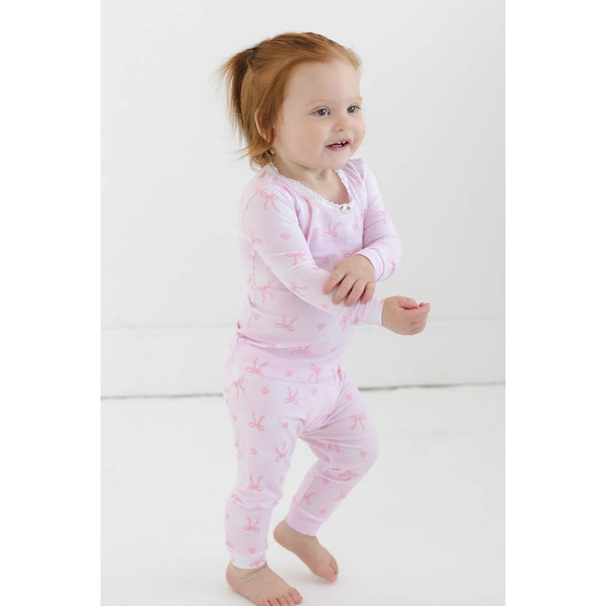 long sleeve pajama set | coquette