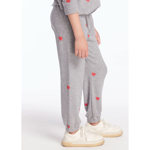 slim slouchy pant | tiny hearts