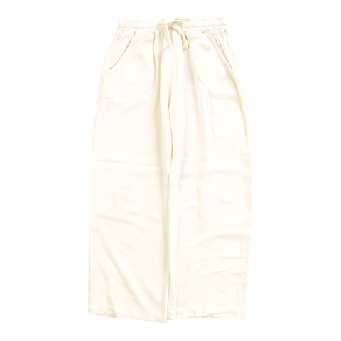 relaxed pant | white