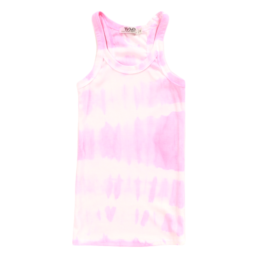 heather tank | tie dye