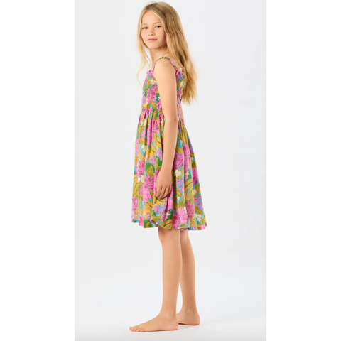 kids seaside dress | molokai floral tosca