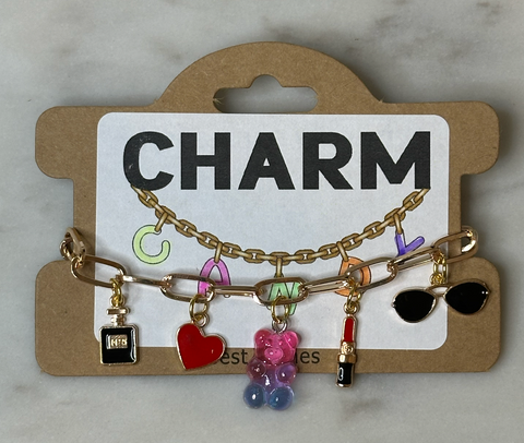 charm bracelet | lipstick