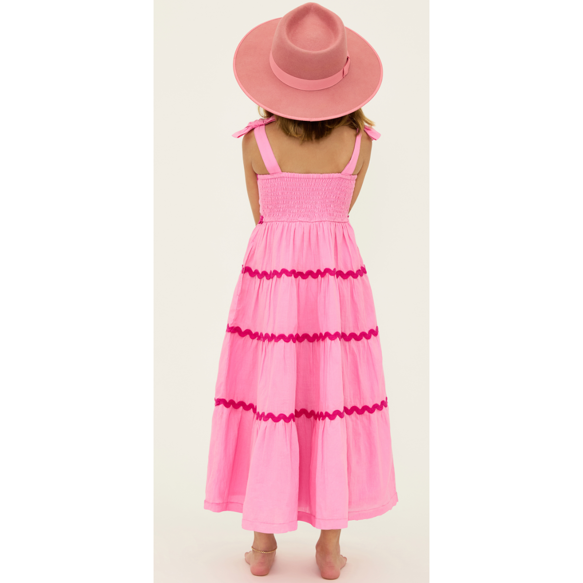 little charlotte dress | sweet berry wave pink