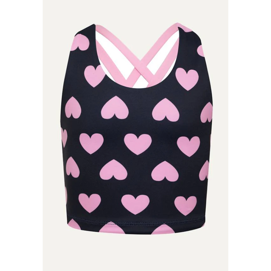 little clementine top | love heart