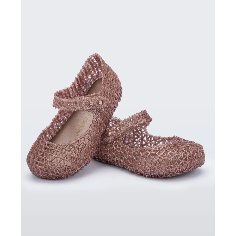 campana papel baby | rose glitter