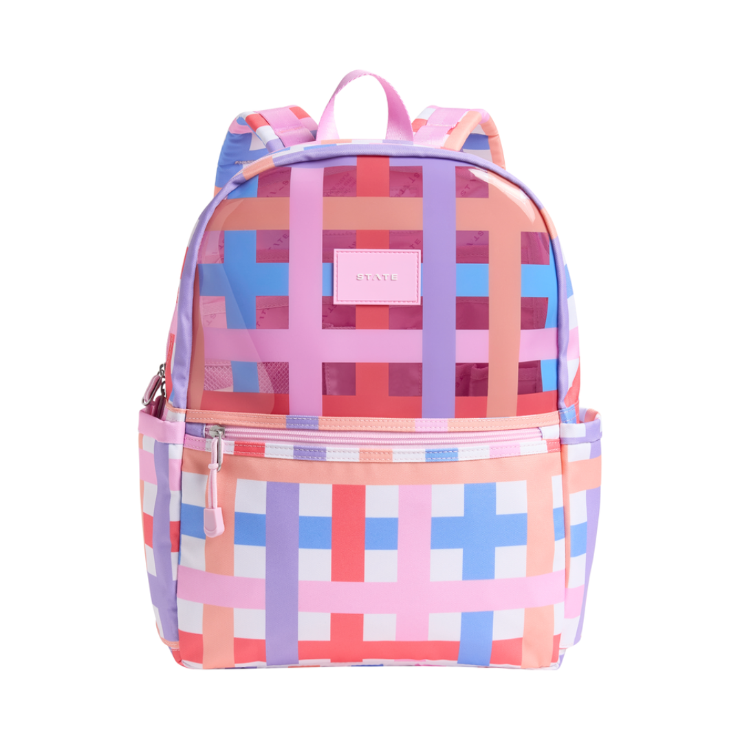 kane kids backpack | multi plaid
