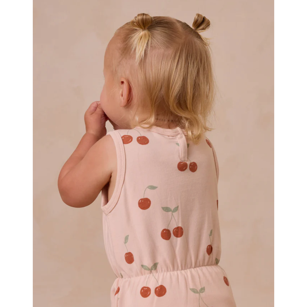cinch playsuit || cherries