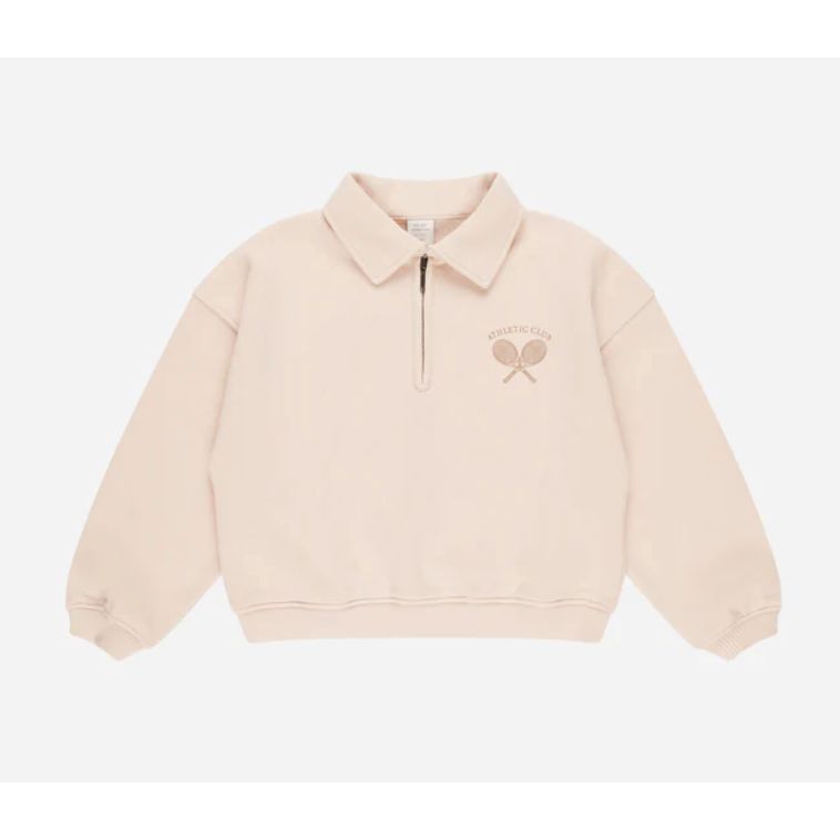 quarter zip sweatshirt | shell