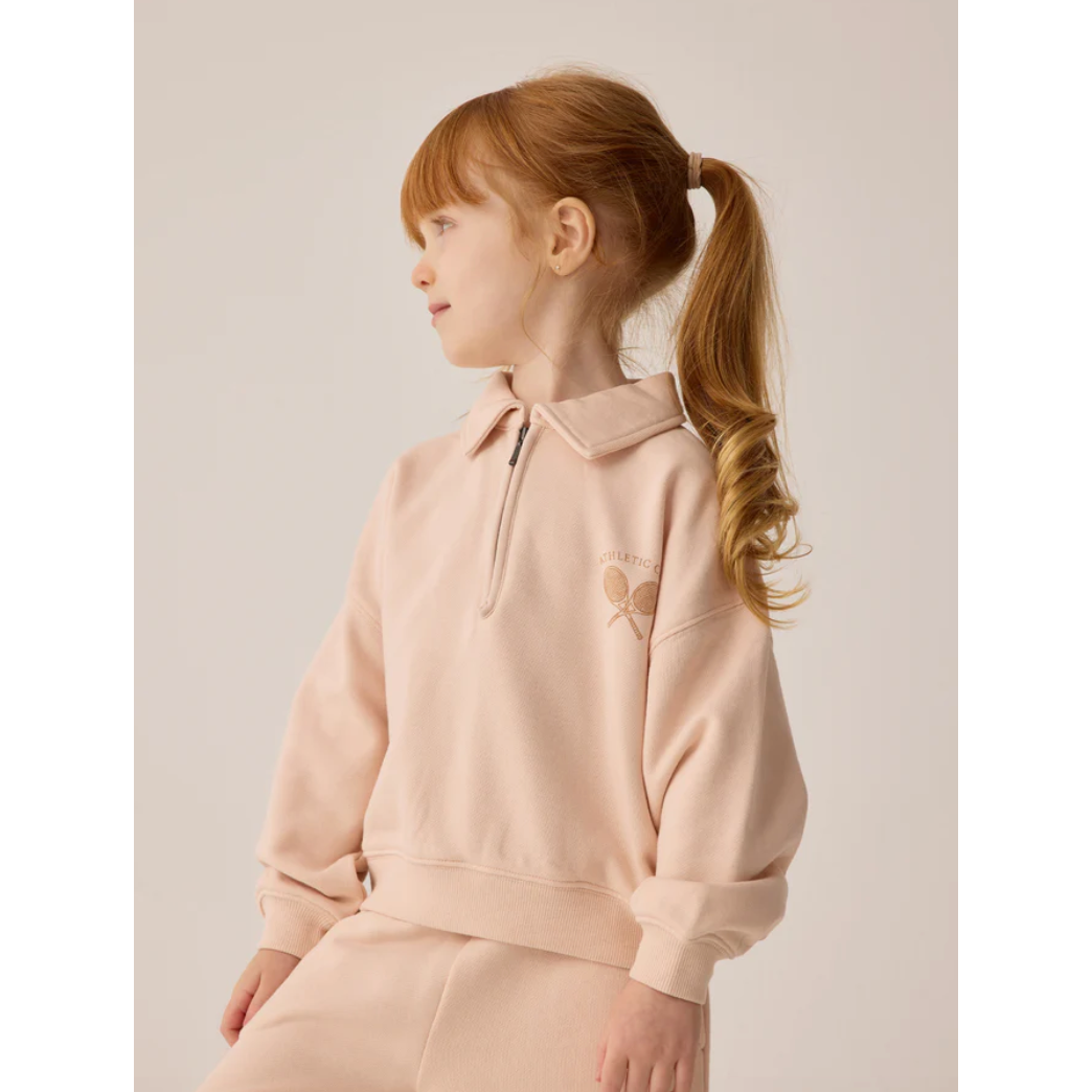 quarter zip sweatshirt | shell