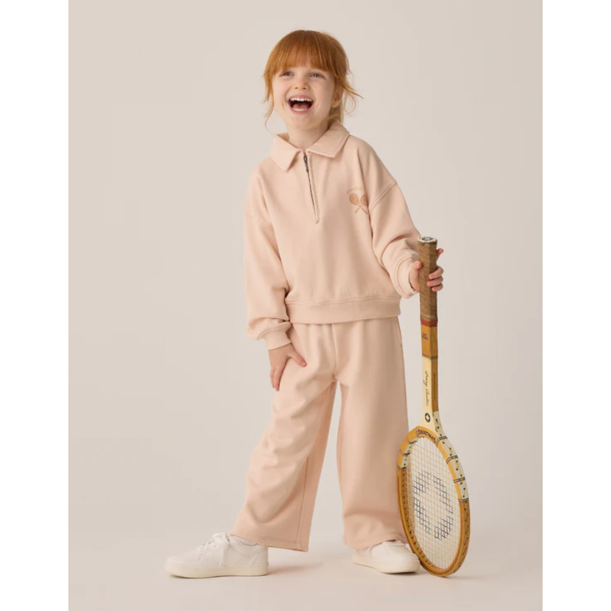 wide leg sweatpant | shell