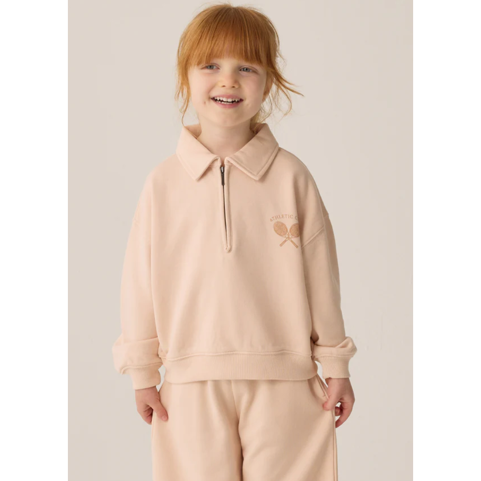 quarter zip sweatshirt | shell