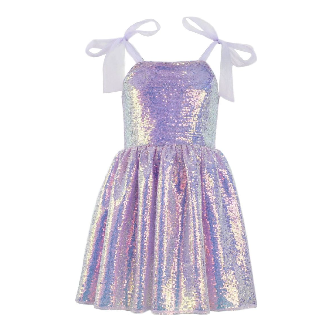 lavender sequin tank dress