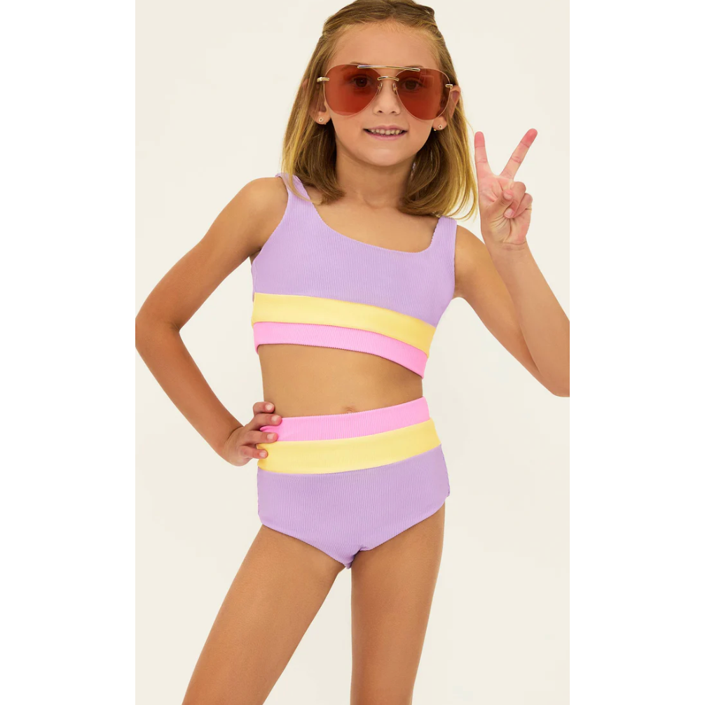 little makenzie / heidi set | sublime spring colorblock