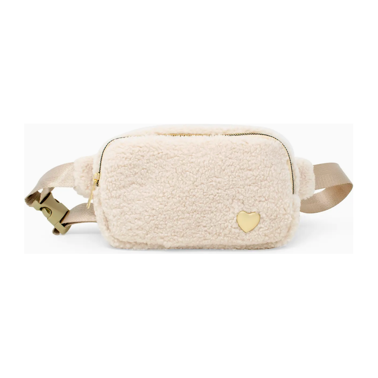 sherpa belt bag | creme