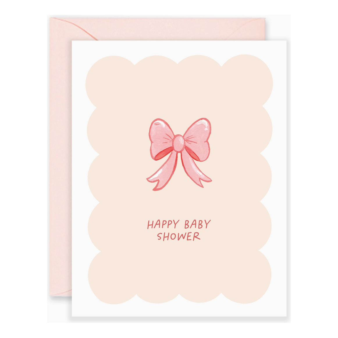 baby shower bow - new baby greeting card