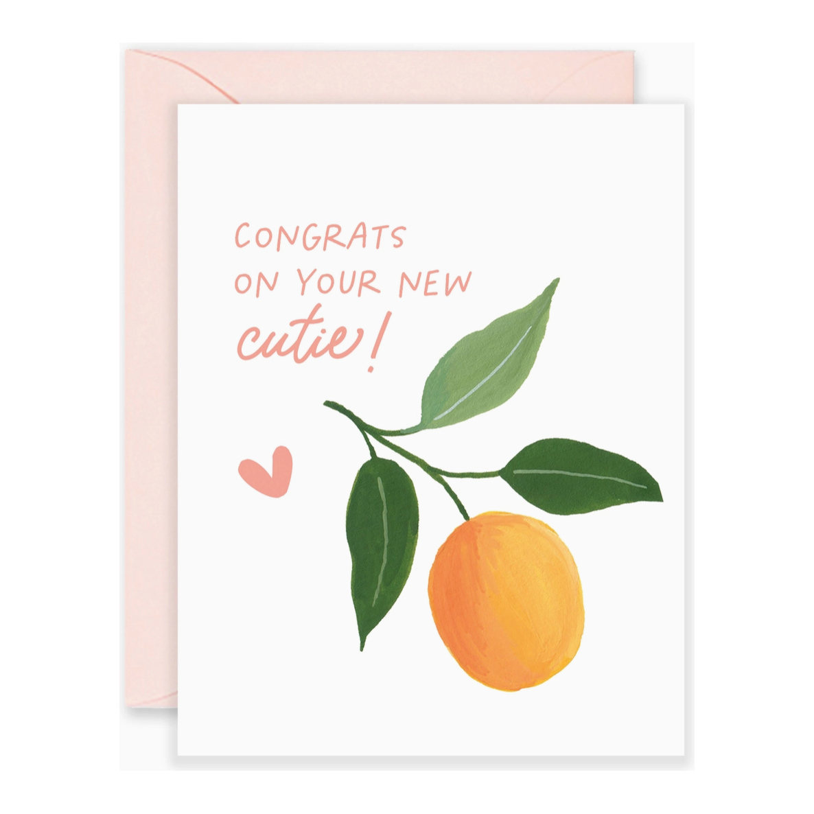 cutie congrats - new baby greeting card
