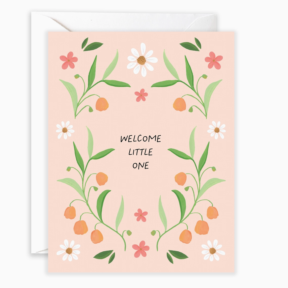 little one - new baby greeting card