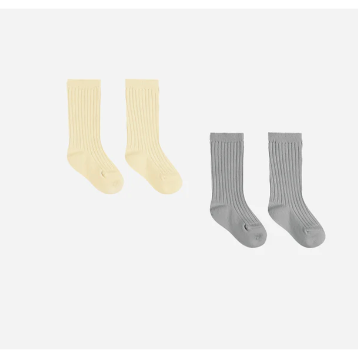 sock set || sky, yellow