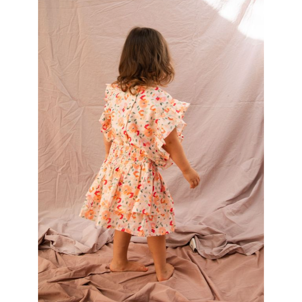 layla top | peach sorbet