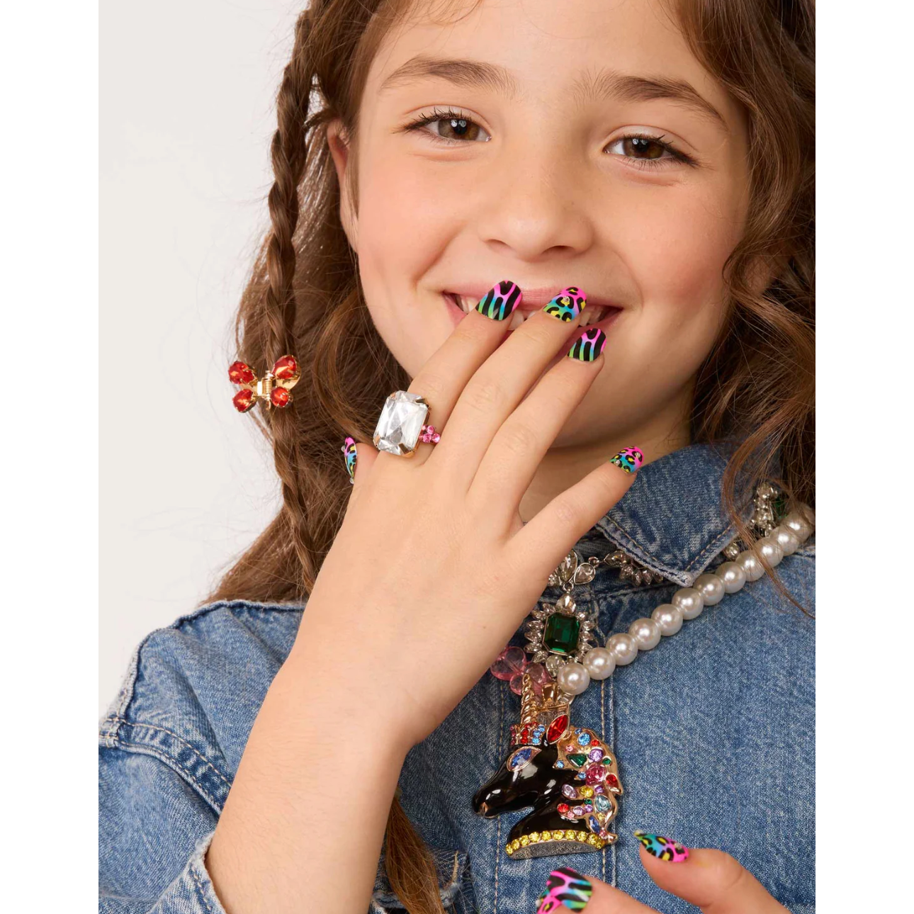 days of the week press on nail kit