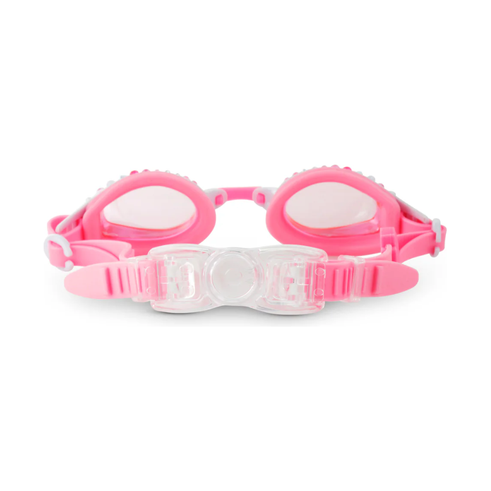 beautiful bows swim googles | pearl white