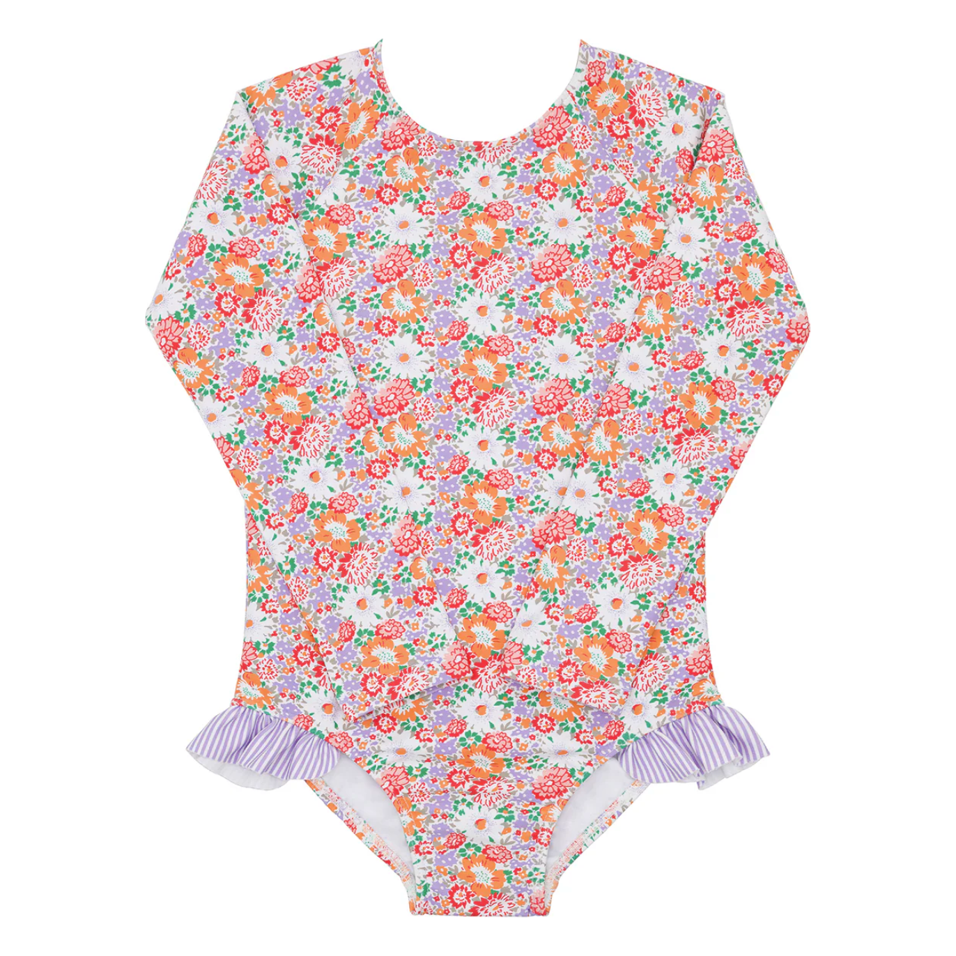 girls island blossom rashguard one piece