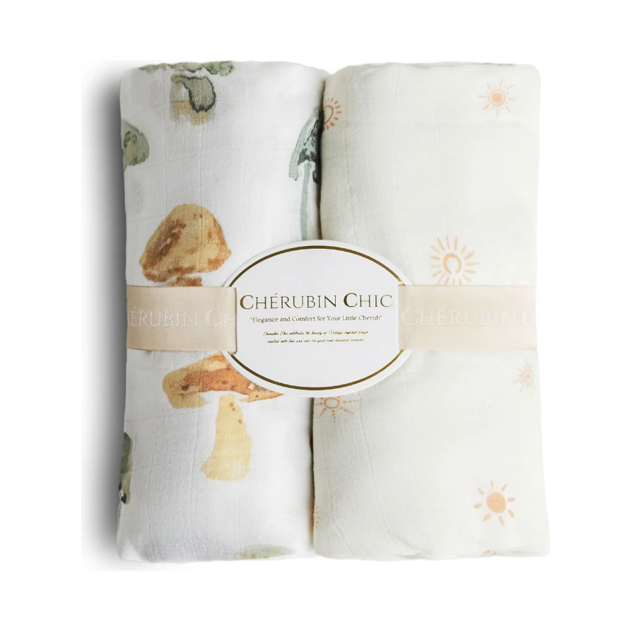 baby bamboo muslin swaddle blanket | bamboo safari moments