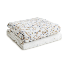 baby swaddle blanket | blue tulip swaddle