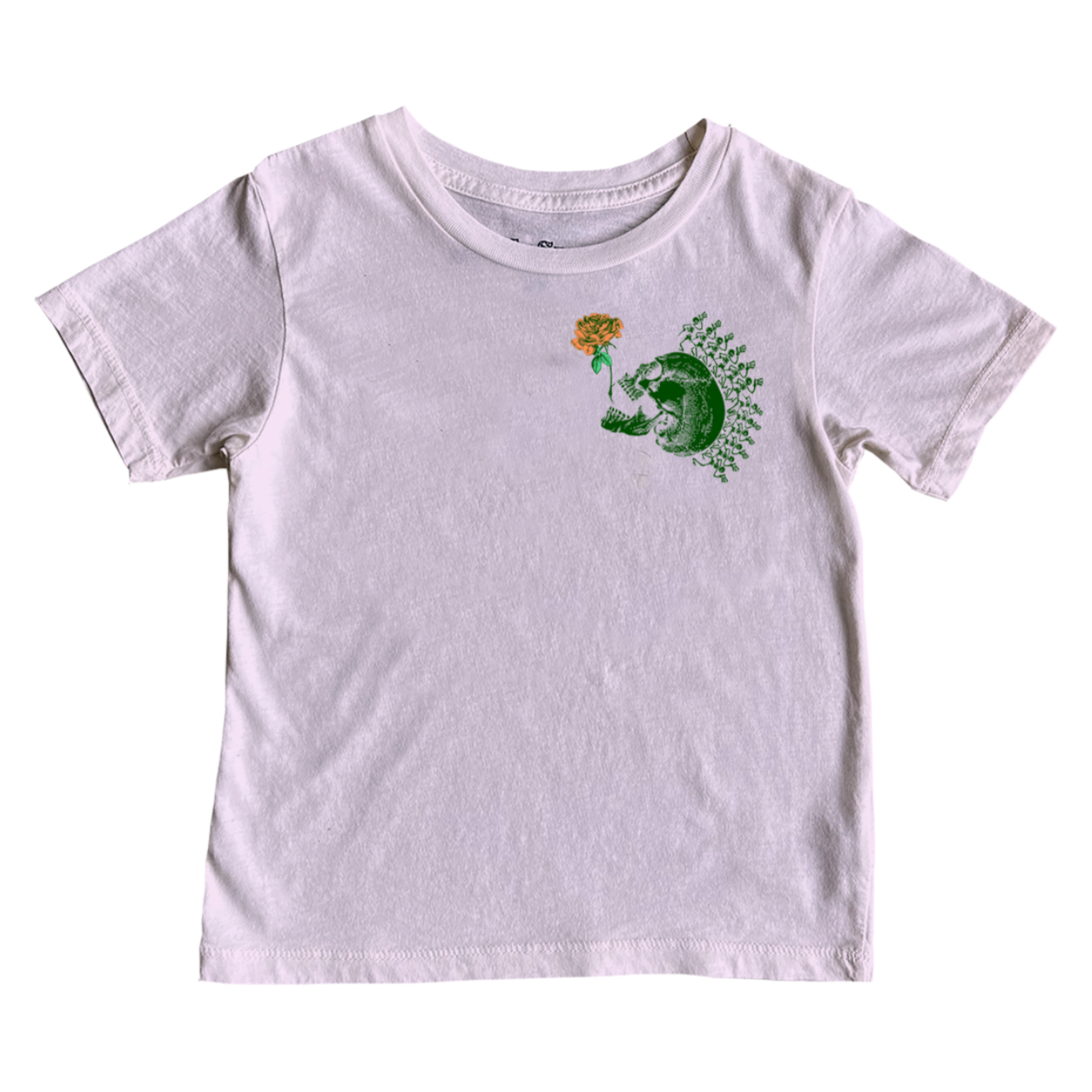 grateful dead skull & rose s/s tee plum