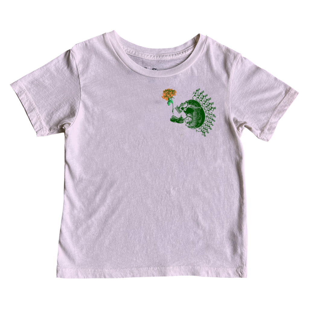 grateful dead skull & rose s/s tee plum
