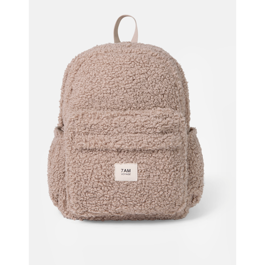teddy backpack | oatmeal