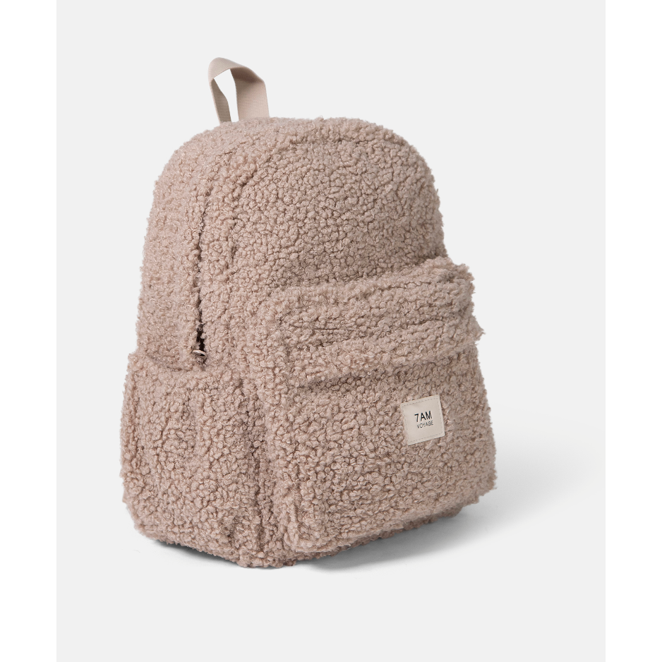 teddy backpack | oatmeal