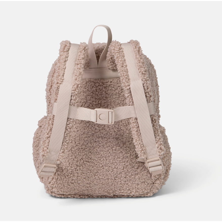 teddy backpack | oatmeal