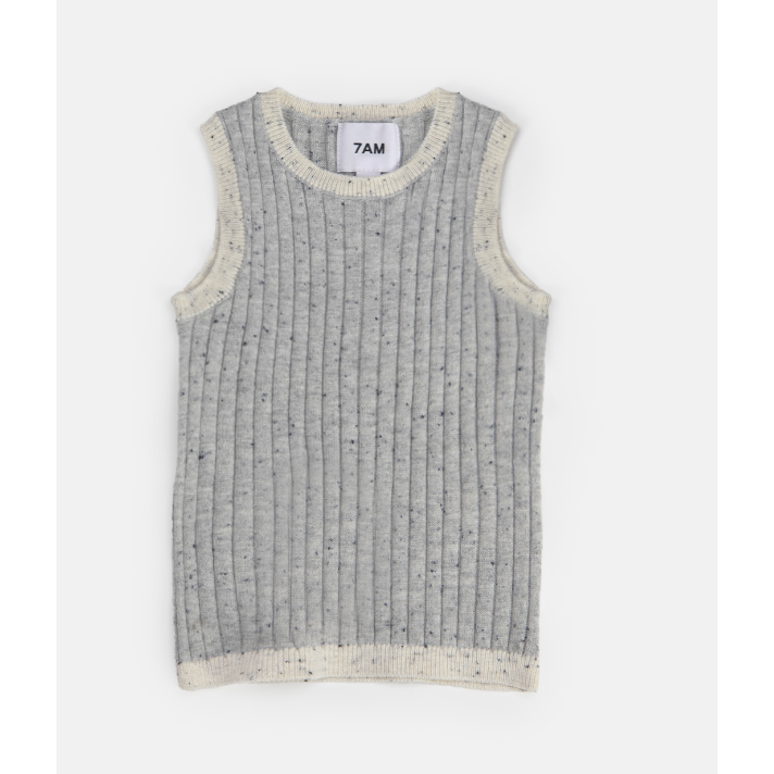 tank top hug me | heather grey