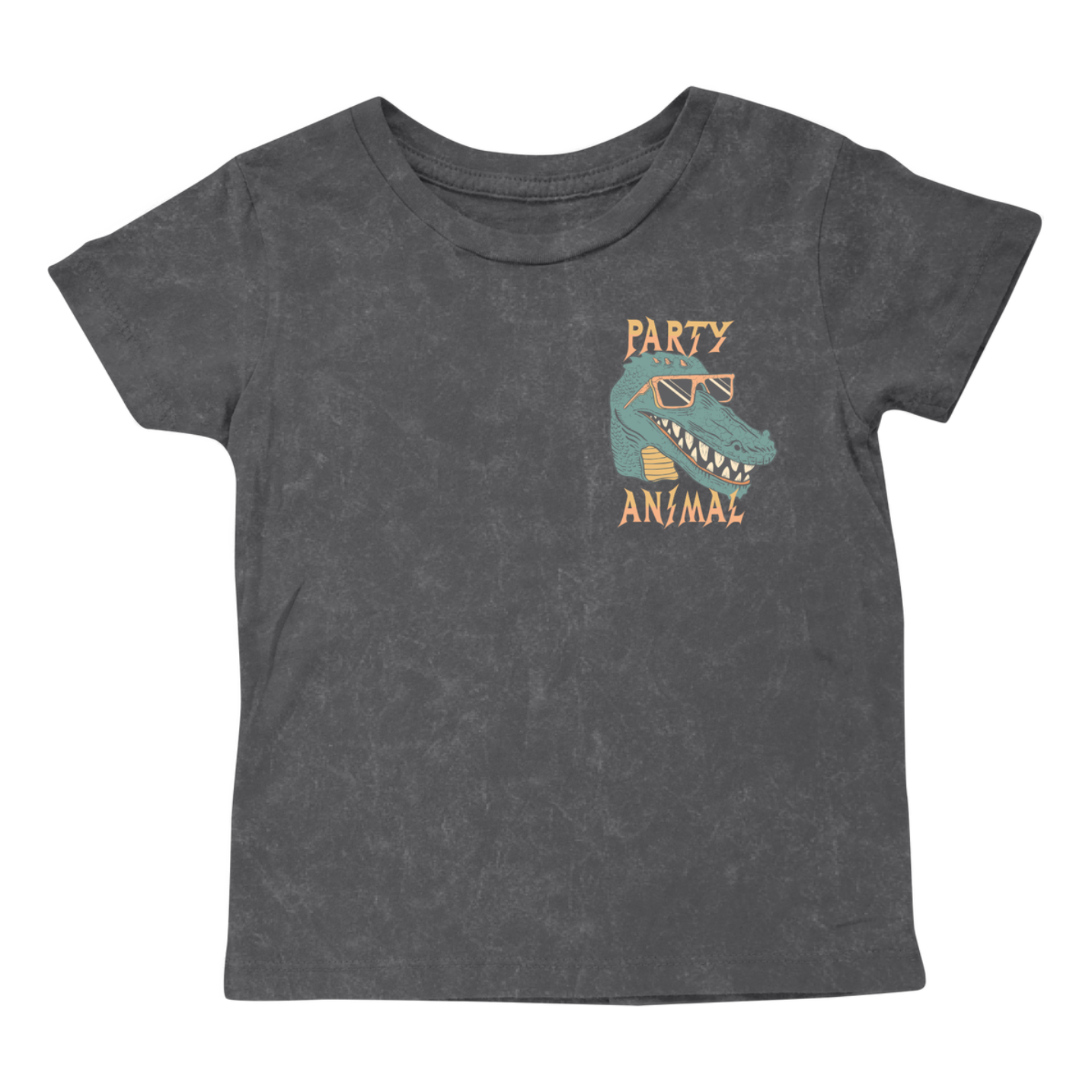 party animal s/s tee | mineral black